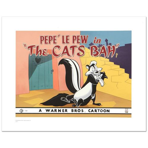 Cats-Bah Limited Edition Giclee from Warner Bros., Numbered with Hologram Seal and Certificate of Authenticity.