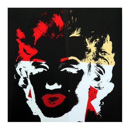 Andy Warhol "Golden Marilyn 11.39" Limited Edition Silk Screen Print from Sunday B Morning.