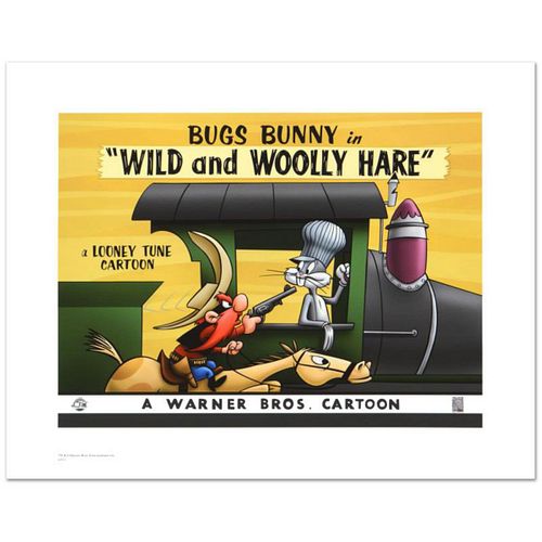Wild & Wooly Hare Limited Edition Giclee from Warner Bros., Numbered with Hologram Seal and Certificate of Authenticity.