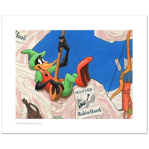 Robin Hood Daffy Limited Edition Giclee from Warner Bros., Numbered with Hologram Seal and Certificate of Authenticity.