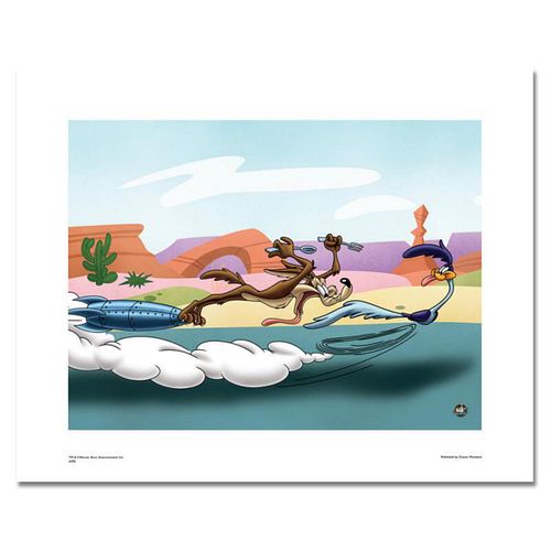 Desert Chase Numbered Limited Edition Giclee from Warner Bros, with Certificate of Authenticity.