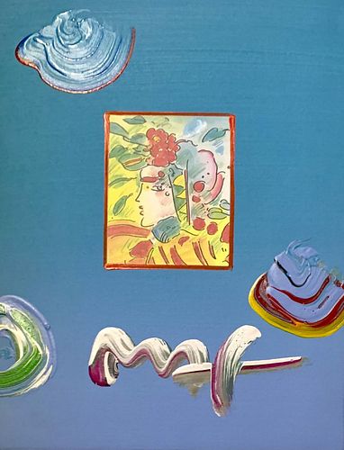 Peter Max- Mixed Media on paper