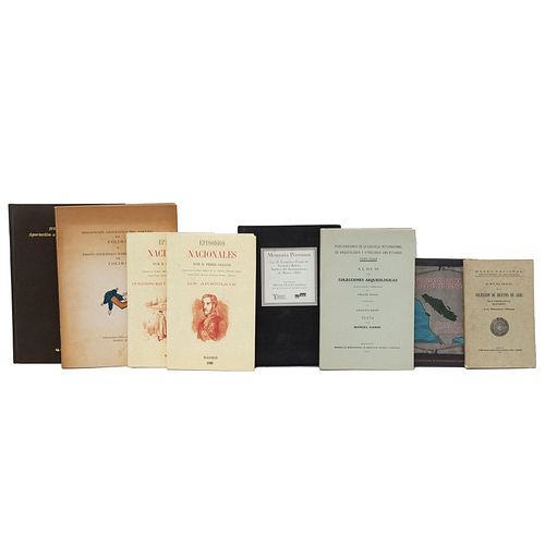 Lote de ediciones facsimilares. Catálogo de la Colección de Objetos de Jade / Álbum de Colecciones Arqueologícas.Pzs: 8.