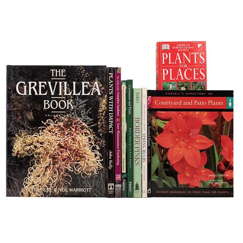 Brugmansia and Datura / The Grevillea Book / Carnations and Pinks / The Time Life Complete Gardener Low Maintenance Gardening. Pzs: 10.