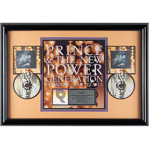 Prince Multi-Platinum RIAA Award for &#39;Diamonds and Pearls&#39;