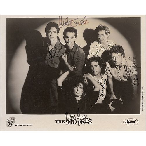 The Motels Signed Photograph