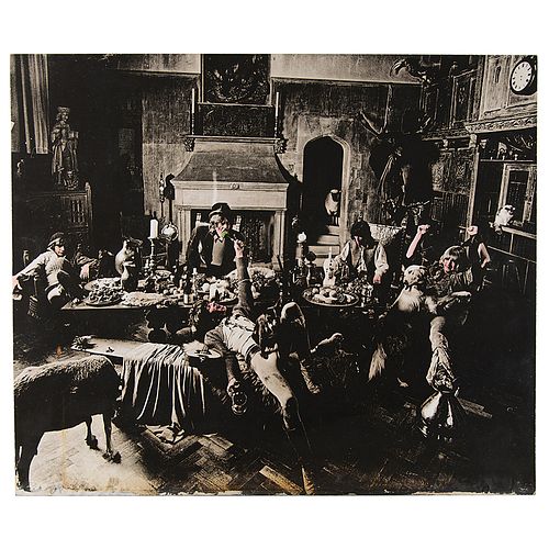 Rolling Stones Original Hand-Retouched Oversized Gatefold Album Cover Art for Beggars Banquet