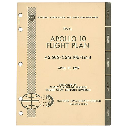Apollo 10 Final Flight Plan