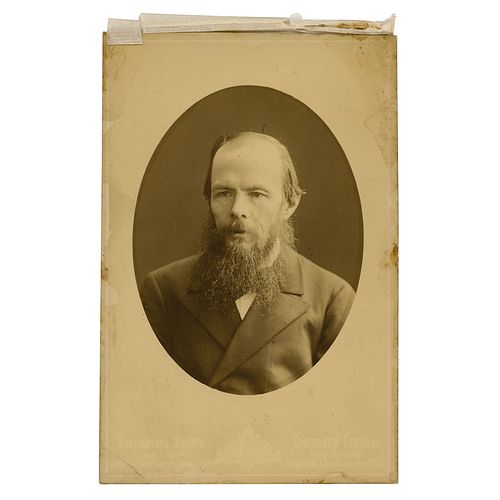 Fyodor Dostoevsky Signed Photograph to Brother