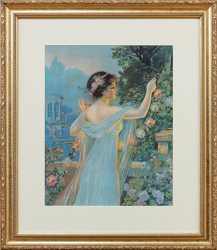 Lady in the garden