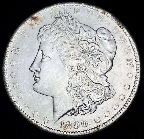 1890-O Morgan Silver Dollar MS66
