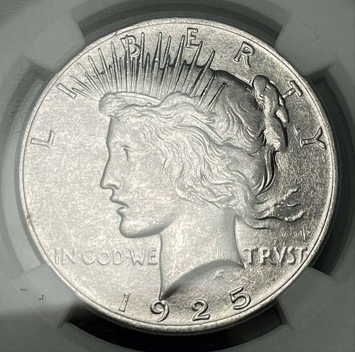 1925 Peace Silver Dollar NGC MS64