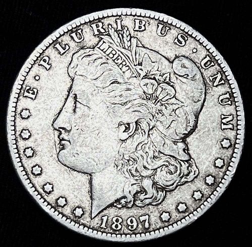 1897-O Morgan Silver Dollar VF Details