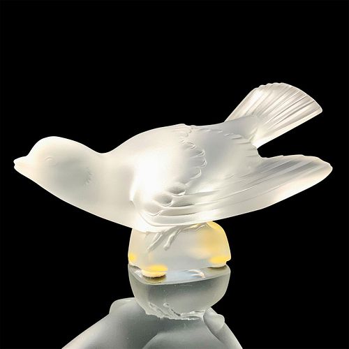 Lalique Crystal Figure, Sparrow