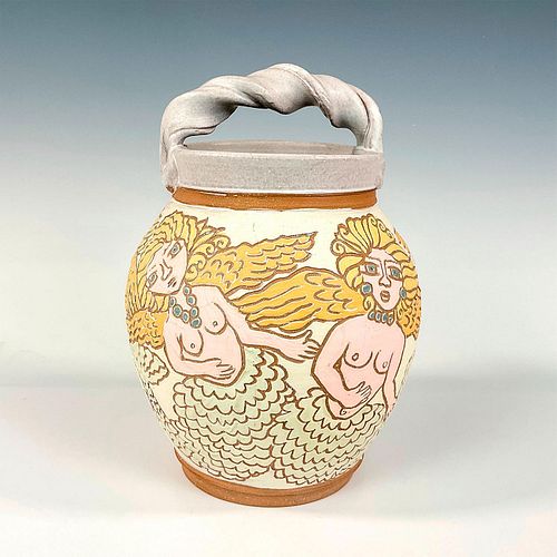 Karen Labarga Pottery Mermaid Vase