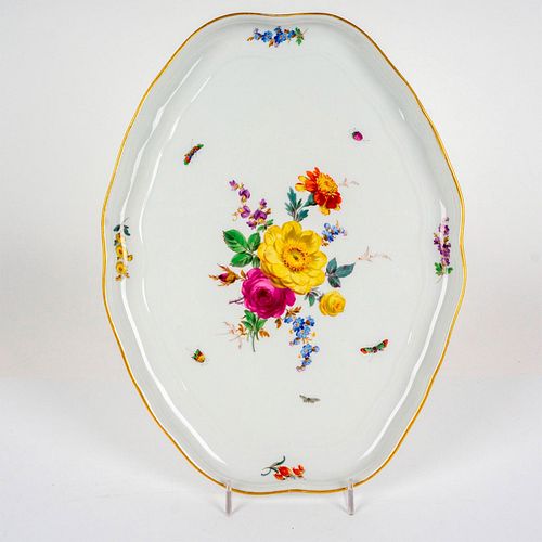 Meissen Porcelain Floral Platter