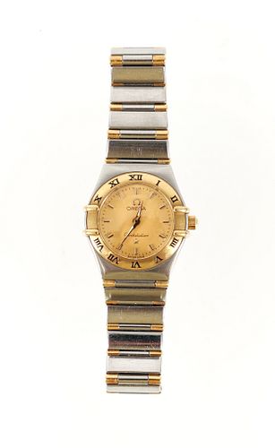 Ladies Omega 2 Tone Constellation Wristwatch