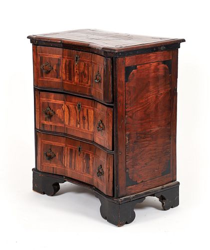 18th Century Inlaid Small Chest 