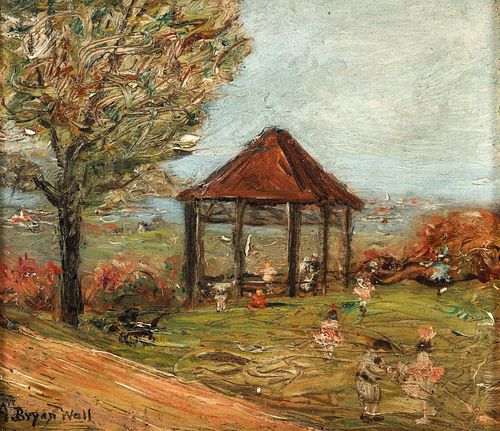 A. Bryan Wall oil Pavilion in the Park