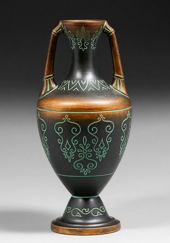 Norse Pottery - Edgerton, WI #1 Two-Handled Vase c1903-1913