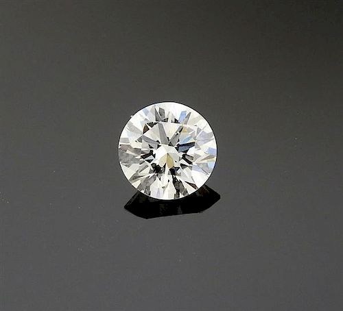 GIA 1.0ct E SI1 Round Brilliant Cut Diamond