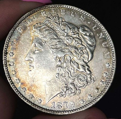 1879-O Morgan Silver Dollar AU