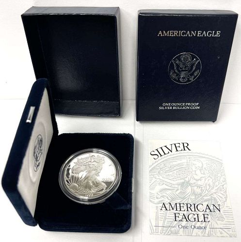 1998-P American Silver Eagle PF69+ OGP 