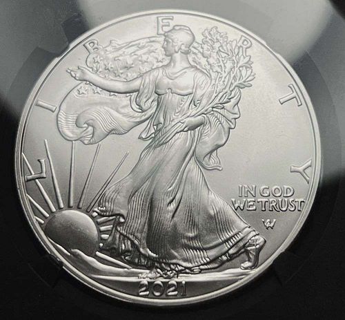 2021(W) American Silver Eagle Type 2  NGC MS70 Early Releases