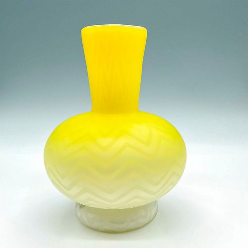 Victorian Style Satin Glass Vase