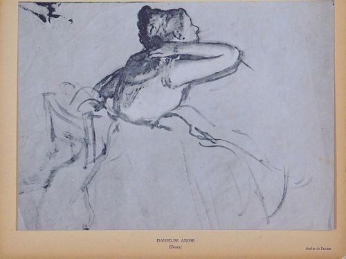 Edgar Degas: Danseuse Assise