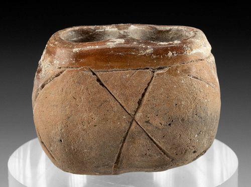 Miniature Teotihuacan Pottery Candelero, Ex- Gibran