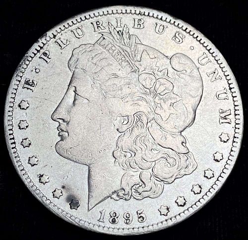 1895 "Removed O"? Morgan Silver Dollar VF
