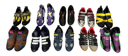 Collection Assorted Cycling Shoes ADIDAS, CARNAC, ALPINESTAR, LOOK