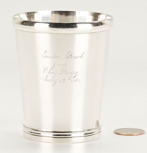 Samuel Bell TX Coin Silver Julep Cup