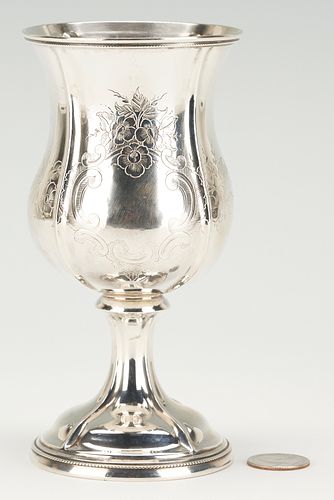 East TN Coin Silver Goblet, David Hope
