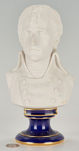 Sevres Bisque Porcelain Bust of Napoleon