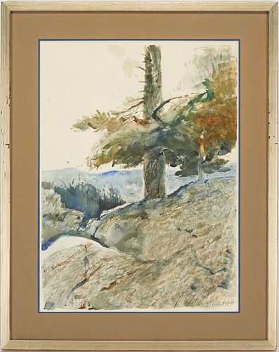 Carl Sublett Smoky Mountain Landscape Painting, Horizon