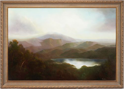 Very Large Ron Williams O/C Landscape Painting