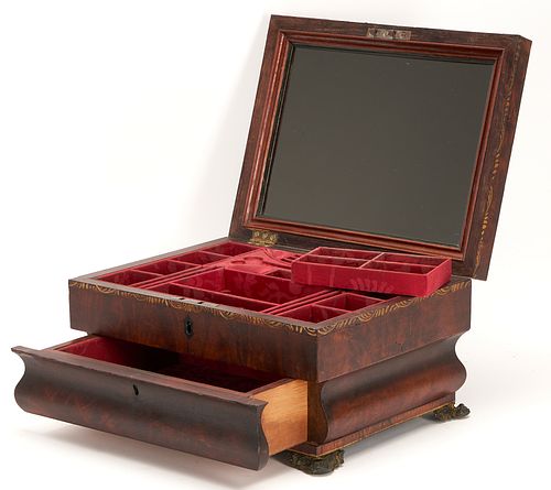 American Classical Rosewood Jewelry Box
