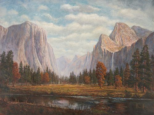 Jerry Malzahn O/C Landscape, Yosemite Valley