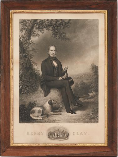 Henry Clay Steel Engraving Portrait after John Wood Dodge