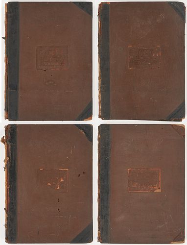 4 Memphis, TN Oversize Sanborn Insurance Map Books, 1907