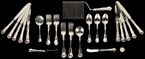 Towle French Provincial Sterling Silver Flatware & Cakebreaker, 41 Pcs Total
