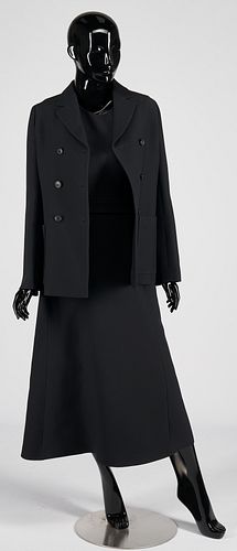 2 Dior Black Wool & Silk Garments