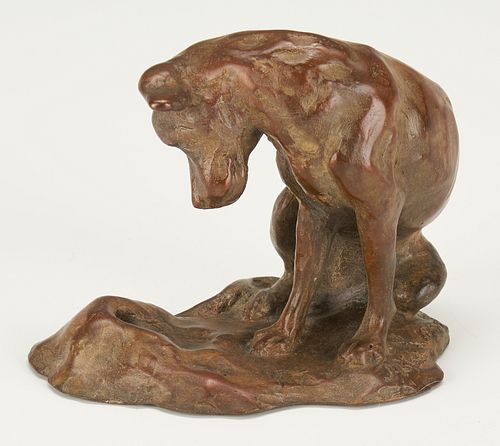 Judy Black, Small Bronze Sculpture of a Dog