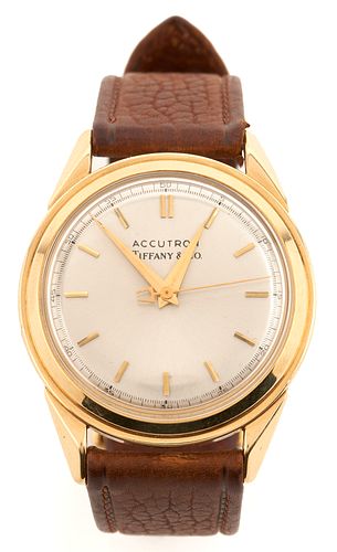 18K Accutron Bulova Wrist Watch, Tiffany & Co. Retailed
