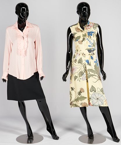 3 Gucci Silk Garments, incl. Flora Kris Knight Dress