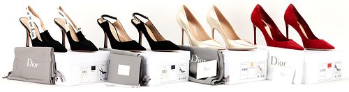 4 Pairs of Dior Pumps, incl. J'Adior & Diorich Slingback, D-Essence and D-Stiletto
