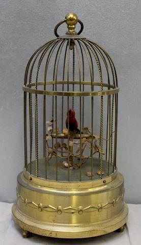 Antique Bird Cage Automaton.