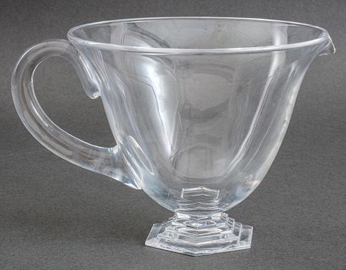 Baccarat "Orsay" Crystal Footed Carafe with Handle